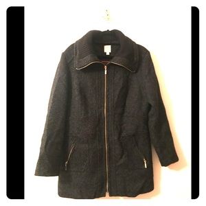 Dressbarn Wool Blend Winter Coat XL